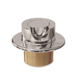 Pulsador On/Off Cylinder Bronce Cromado