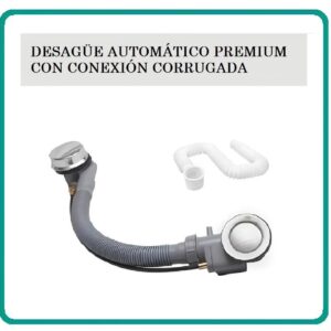 Desagüe Automático Premium 55 + Conexión Corrugada